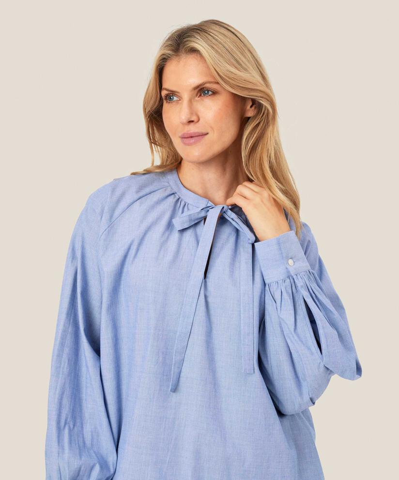 blouse en coton avec liens au cou, Sargasso Sea