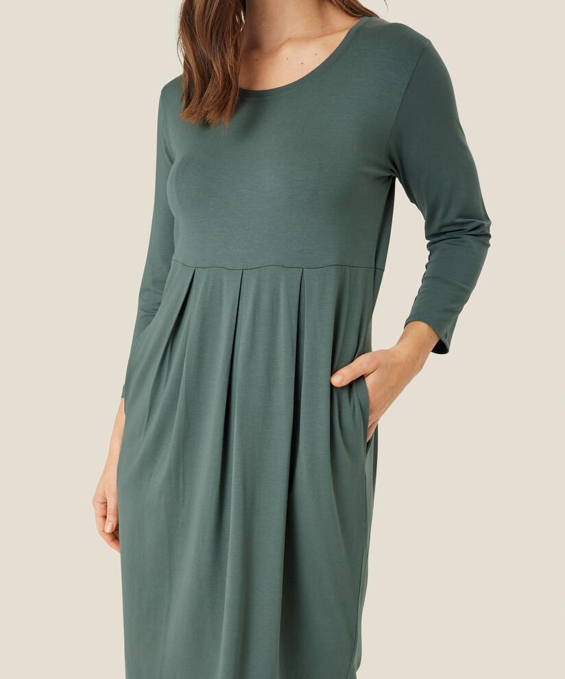 robe tulipe en jersey , Balsam Green