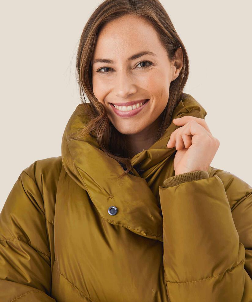 manteau en duvet avec col montant, Plantation