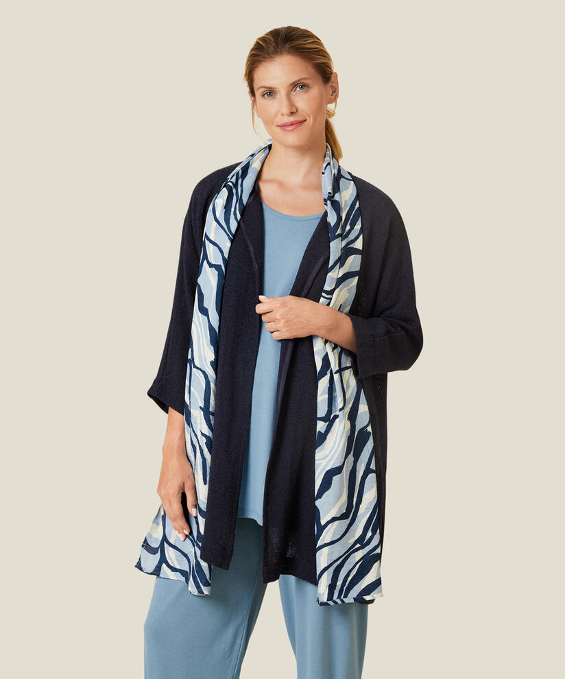 ALONG SCARF, Faded Denim