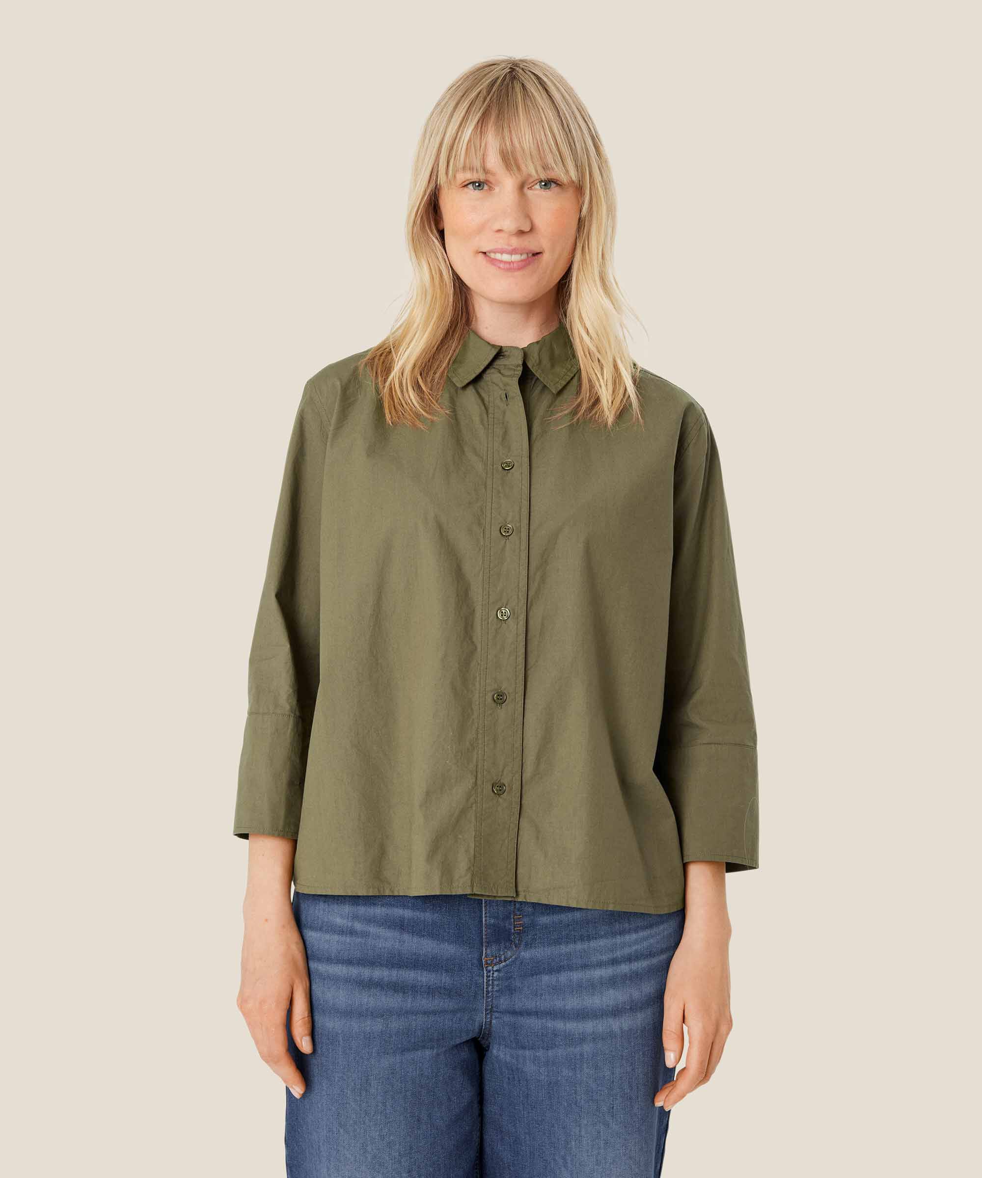 Chemise En Coton À Manches 3/4, Sea Turtle