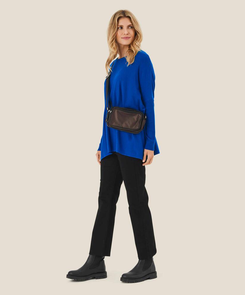 sac en nylon avec fermeture éclair, Coffee Bean
