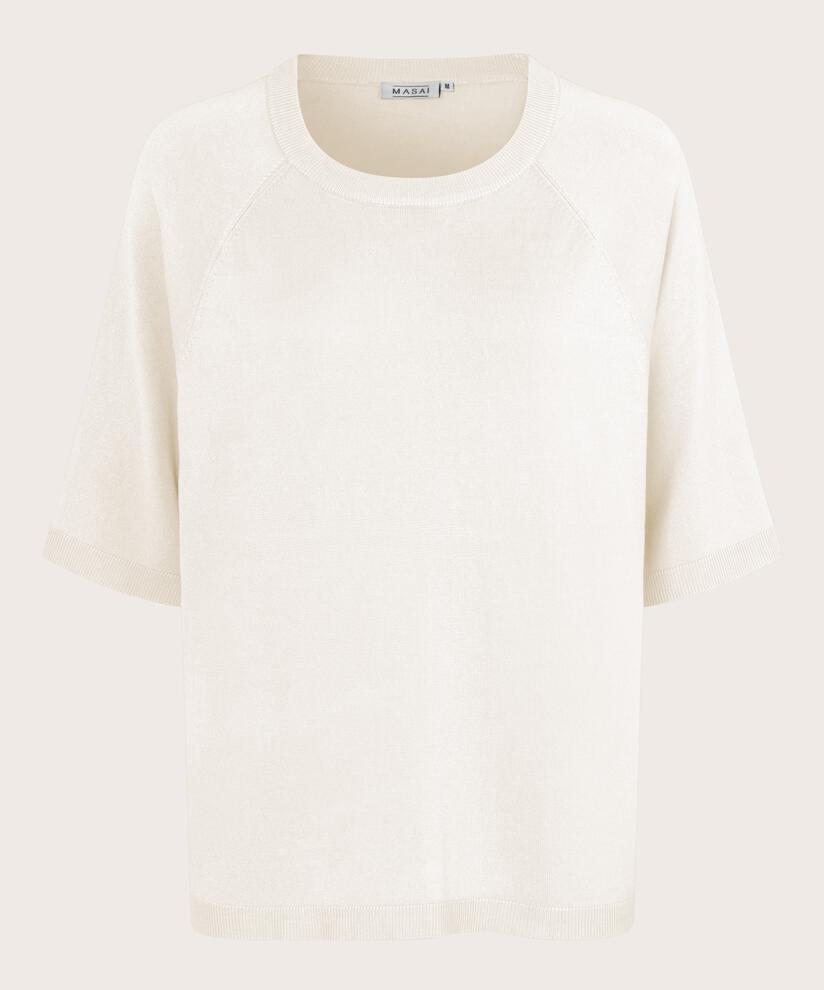 pull en maille à manches courtes et col rond, Jet Stream