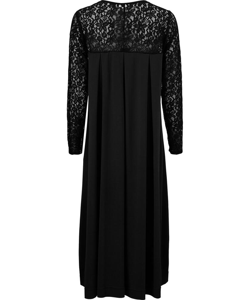 NERIDA JERSEY DRESS, Black