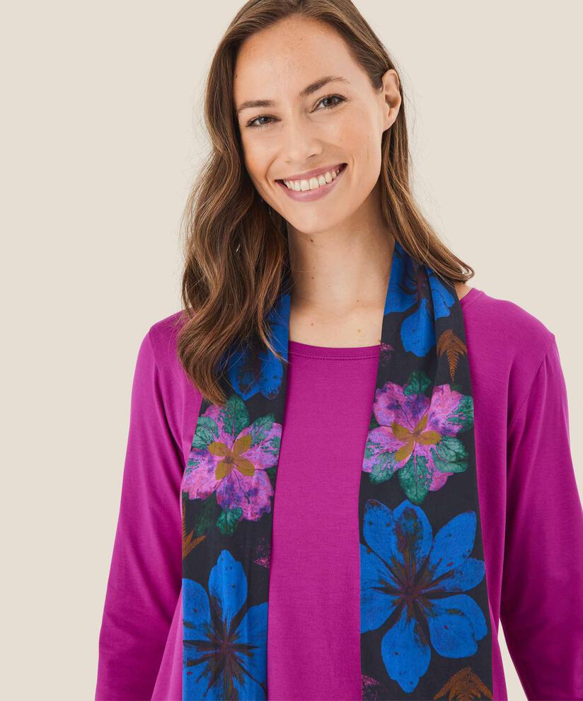 Foulard en viscose, Wild Aster