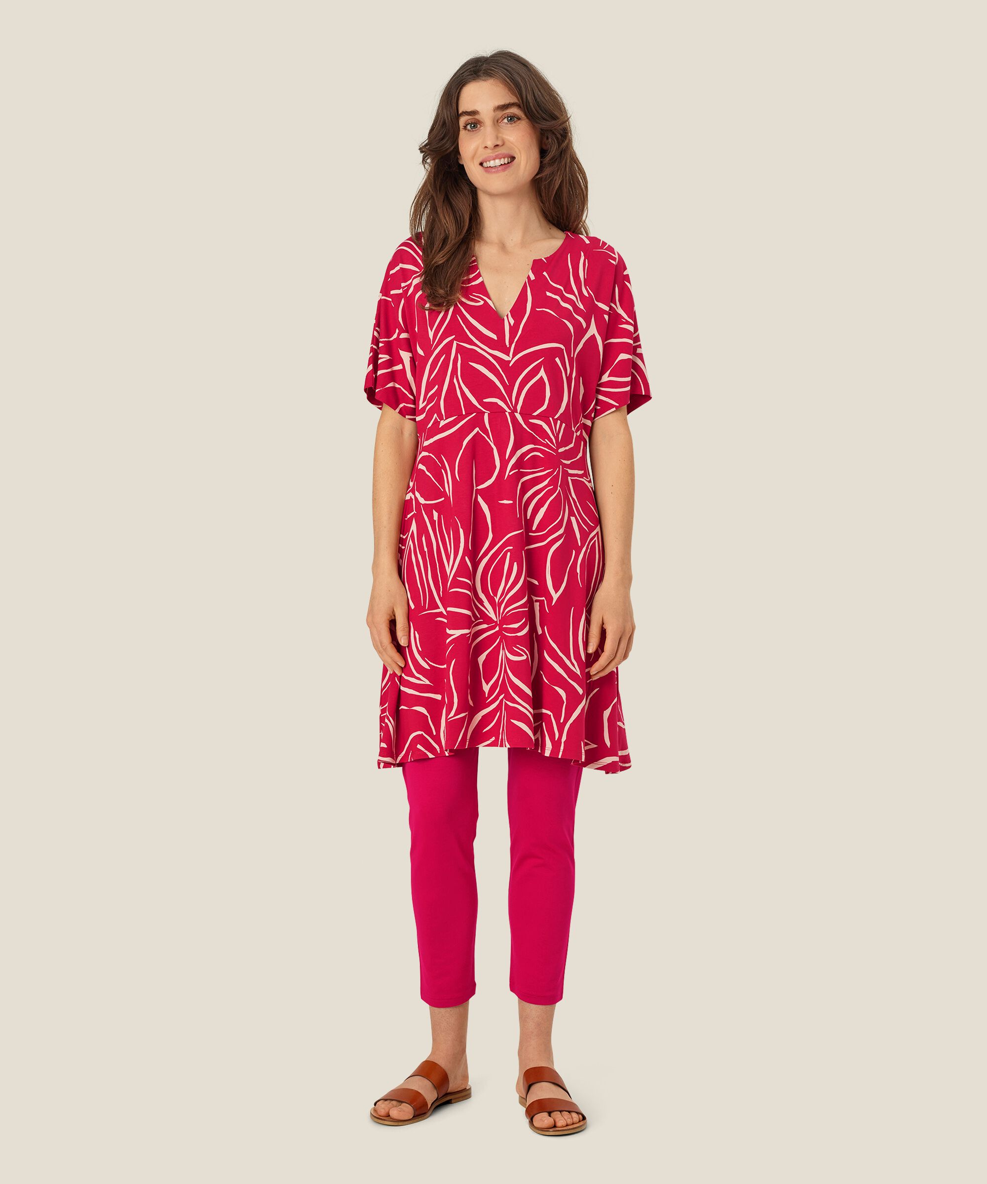 Legging En Jersey Doux, Persian Red