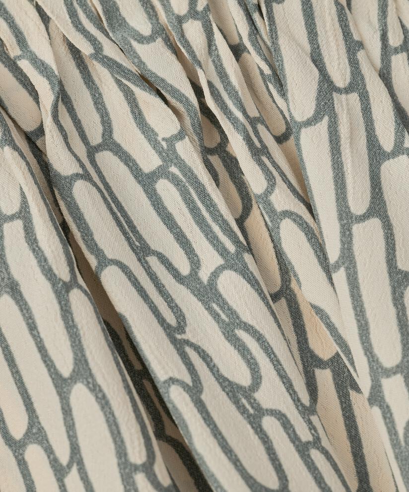 blouse en viscose avec col en V et mollet, Balsam Green