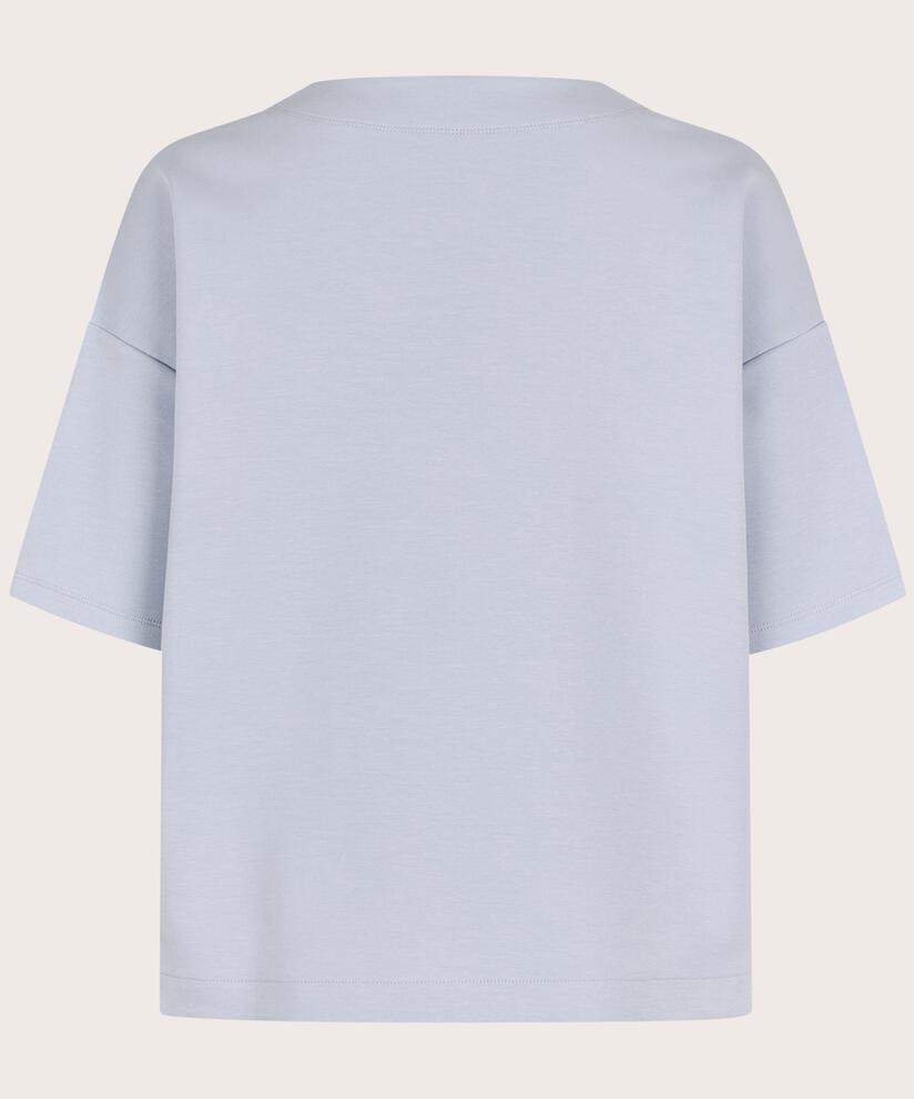 t-shirt avec imprimé floral en qualité sweat-shirt doux, Heather