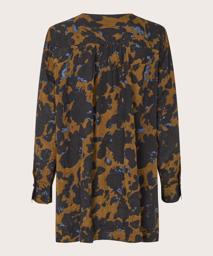 tunique en viscose à motifs avec boutons au cou, Breen
