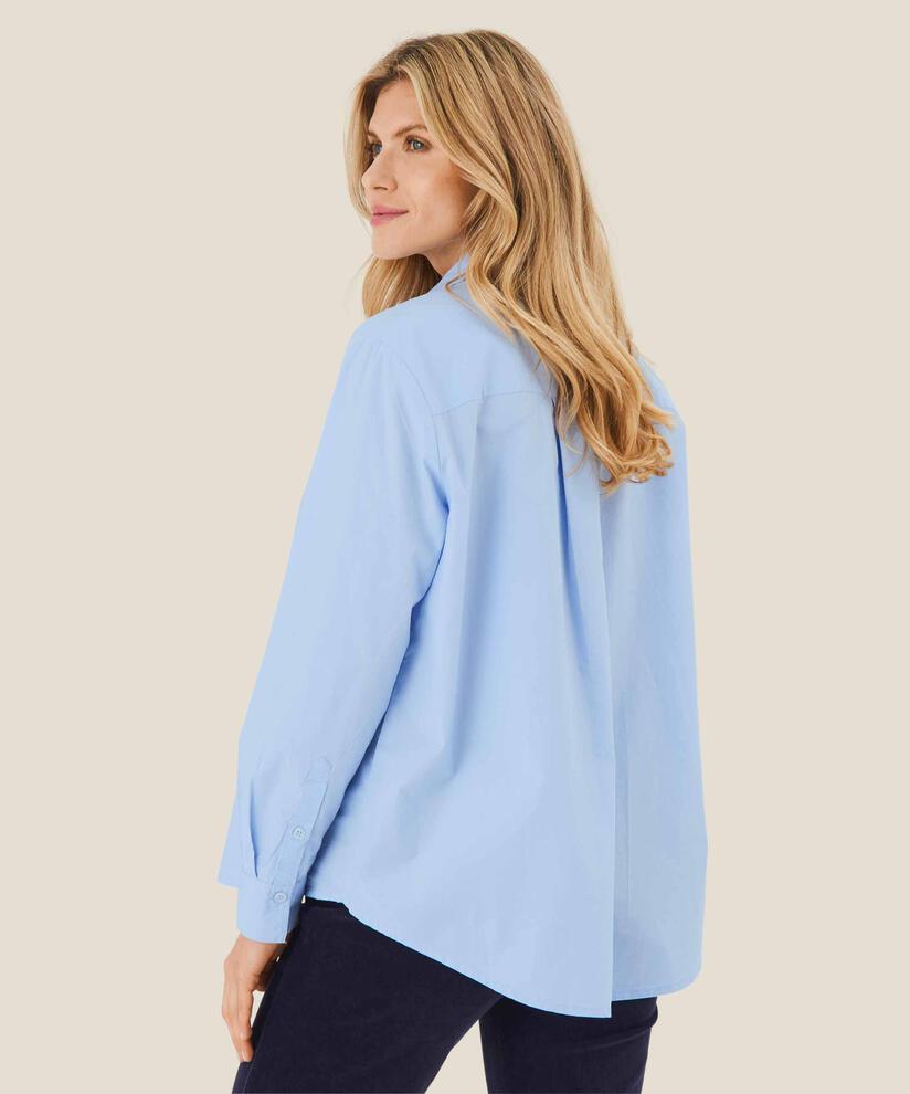 Chemise Boutonnée En Coton, Brunnera Blue