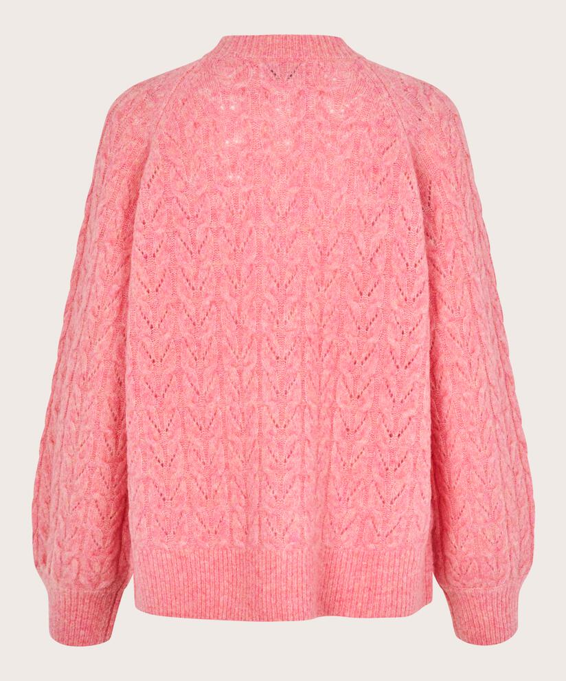 cardigan à trous en mélange de laine, Confetti