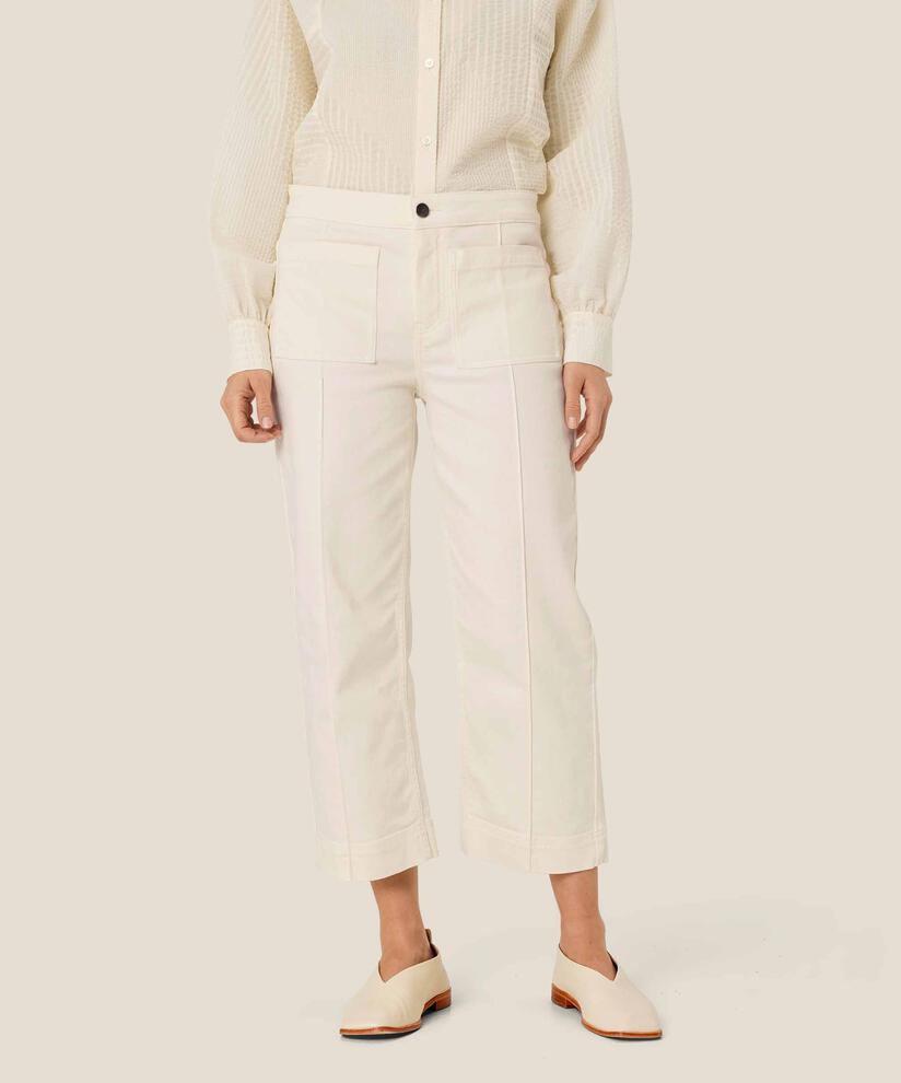 jean crop avec taille fixe et poches, Jet Stream