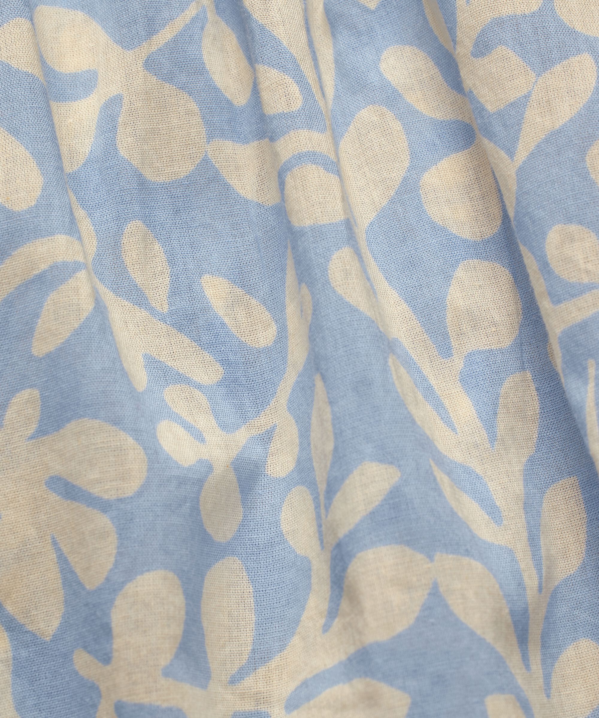 robe en coton imprimé à manches courtes, Della Blue