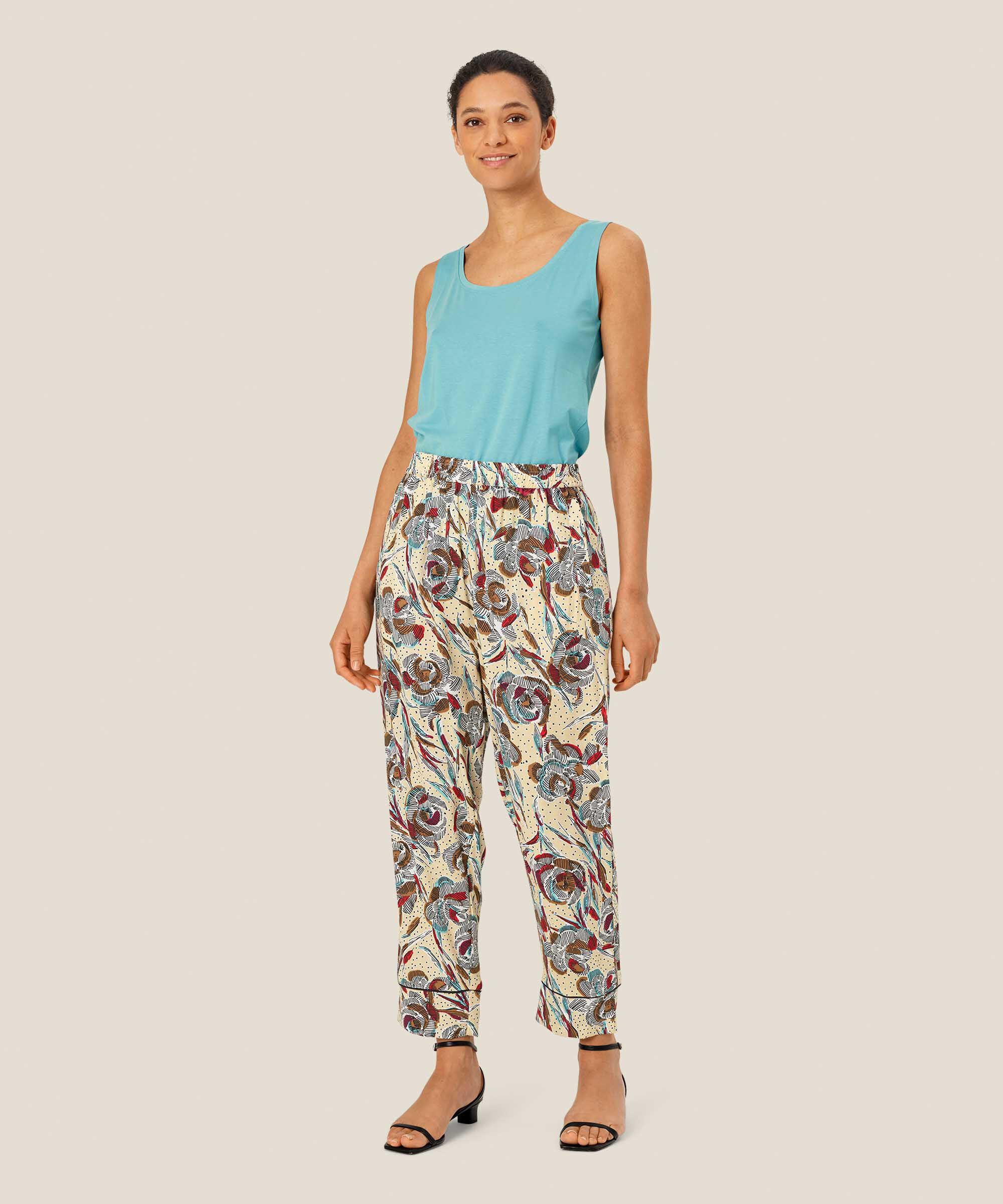 débardeur en jersey doux, Aqua