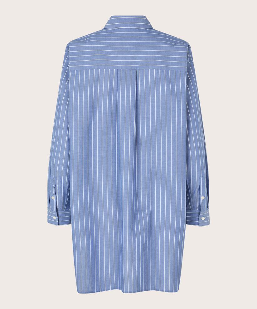chemise en coton rayé avec dos plus long, Sargasso Sea