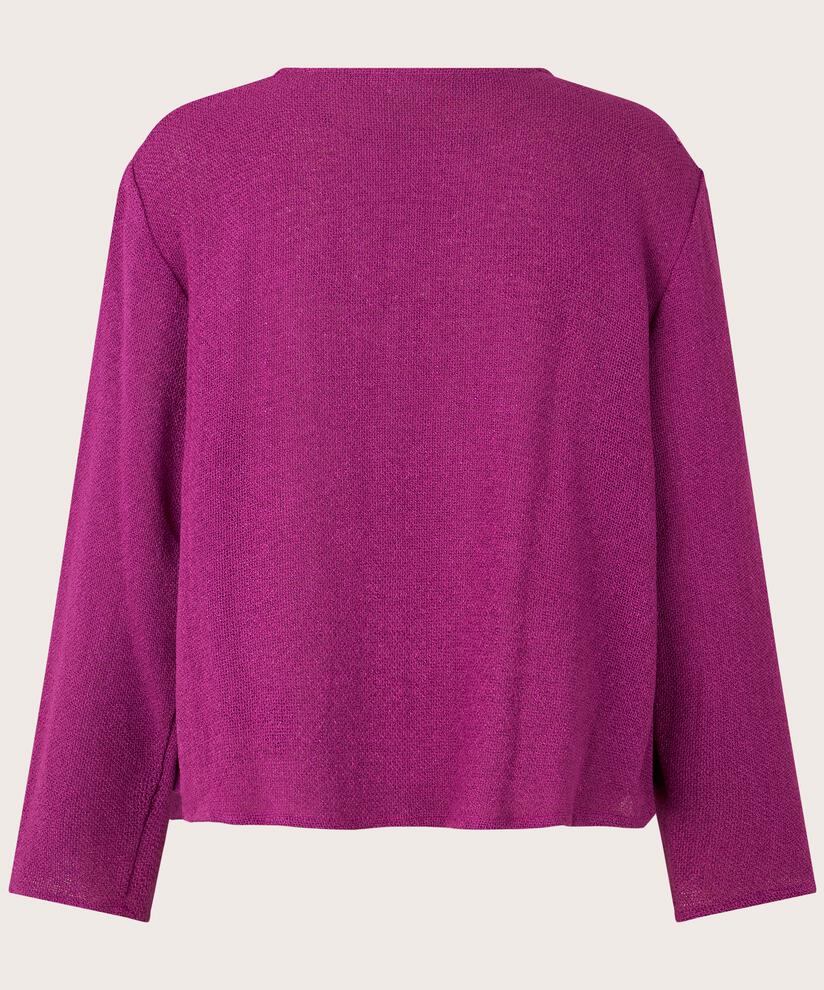Veste Courte En Bouclé, Wild Aster