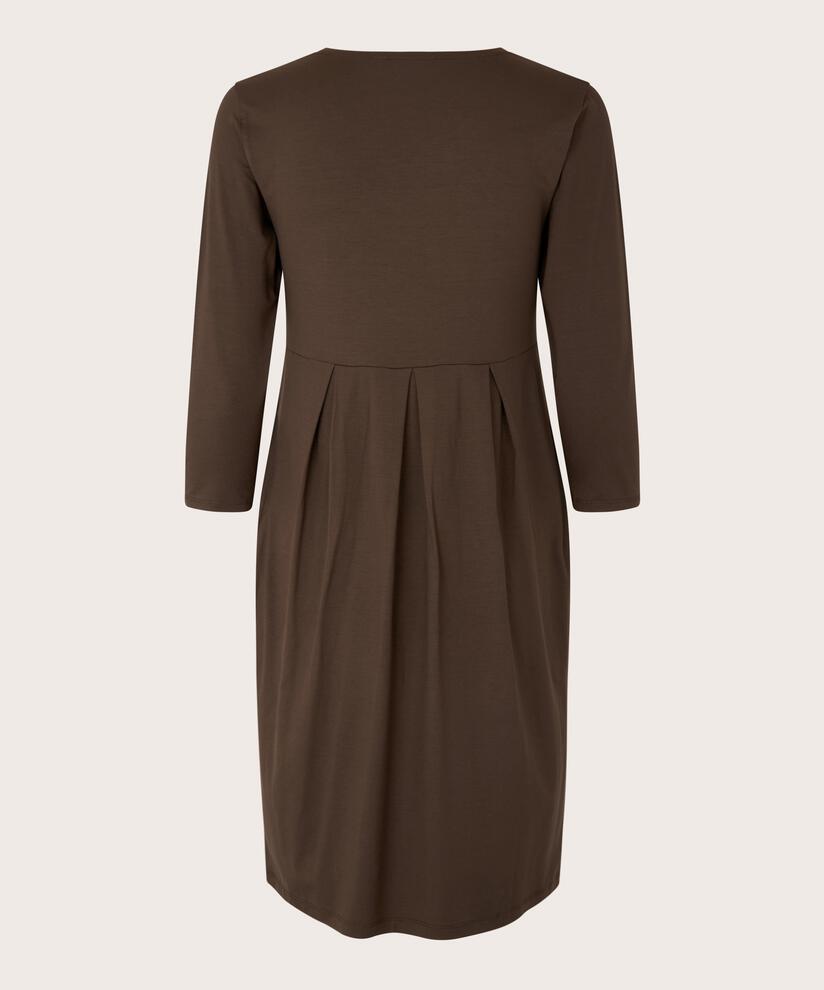robe tulipe en jersey , Coffee Bean