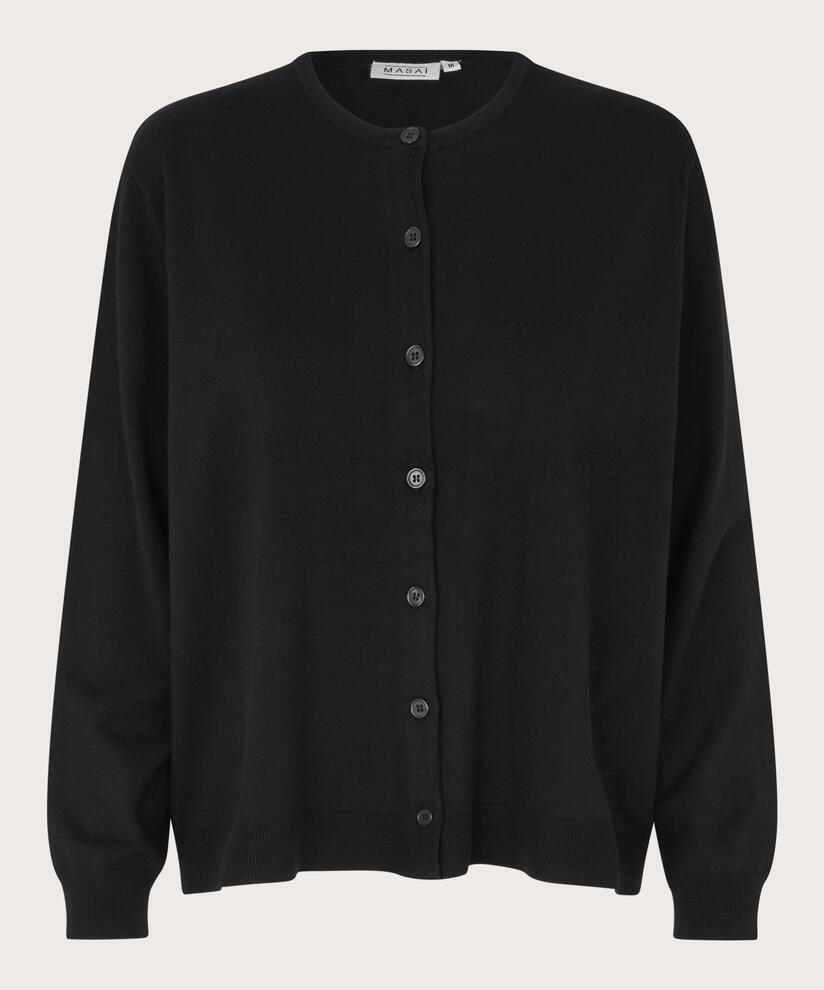 Cardigan avec boutons, Black