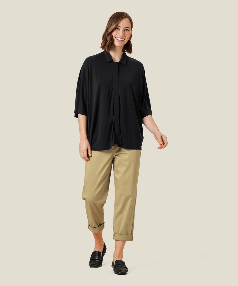 Irana JERSEY Shirt, Black