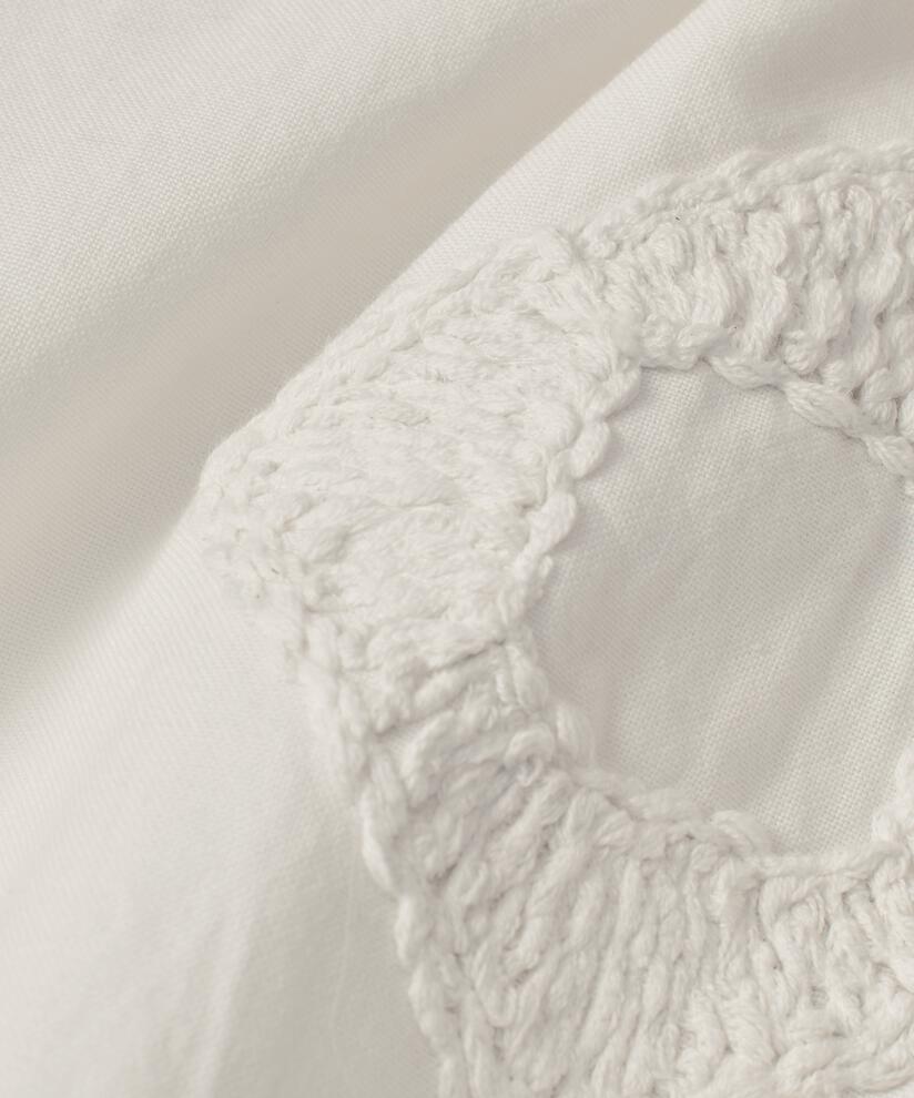 chemise en coton avec détails brodés et poches avant, Jet Stream