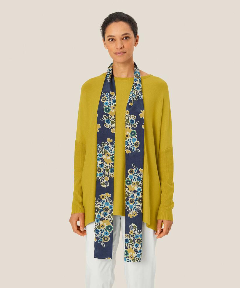 Écharpe En Viscose Imprimée, Mood Indigo