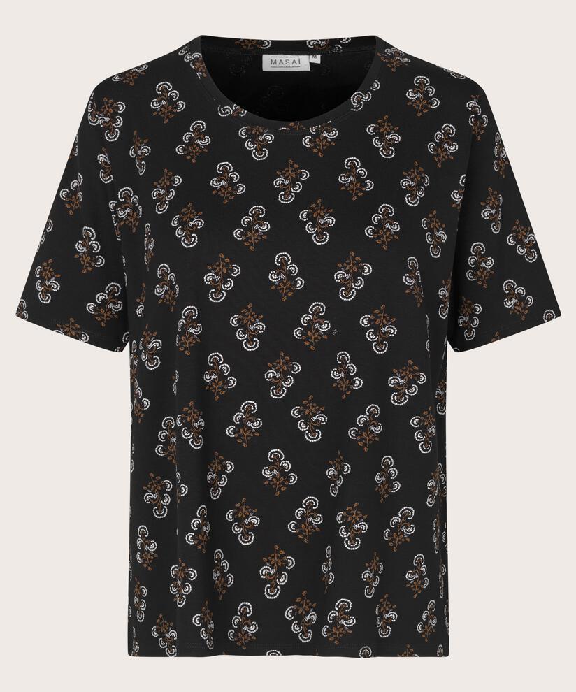 BUTTA JERSEY TOP, Bronze Brown