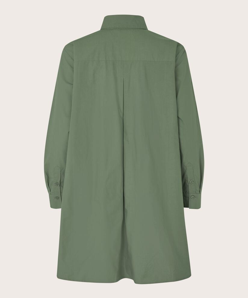 chemise en coton avec dos plus long, Duck Green