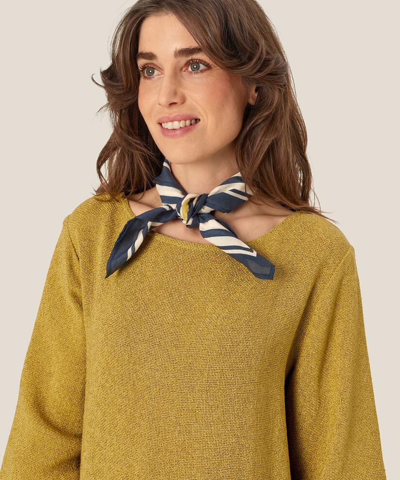 Écharpe En Coton Imprimé, Burnish Gold