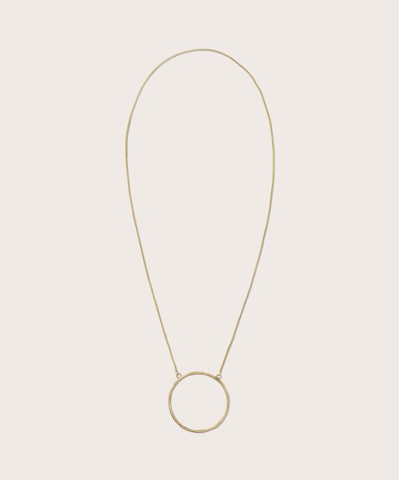 collier fin avec anneau en or, Gold