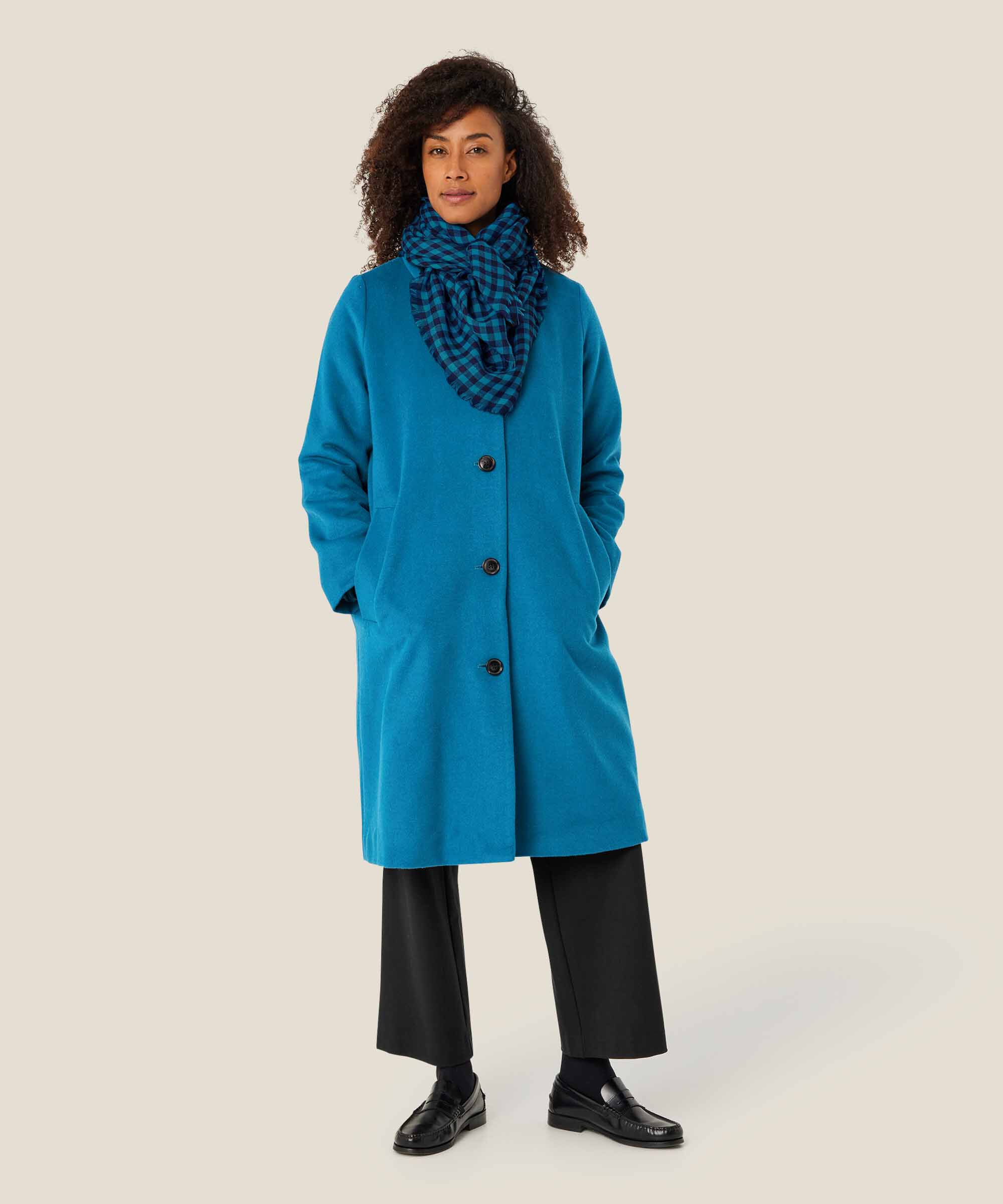 manteau classique en mélange de laine, Celestial