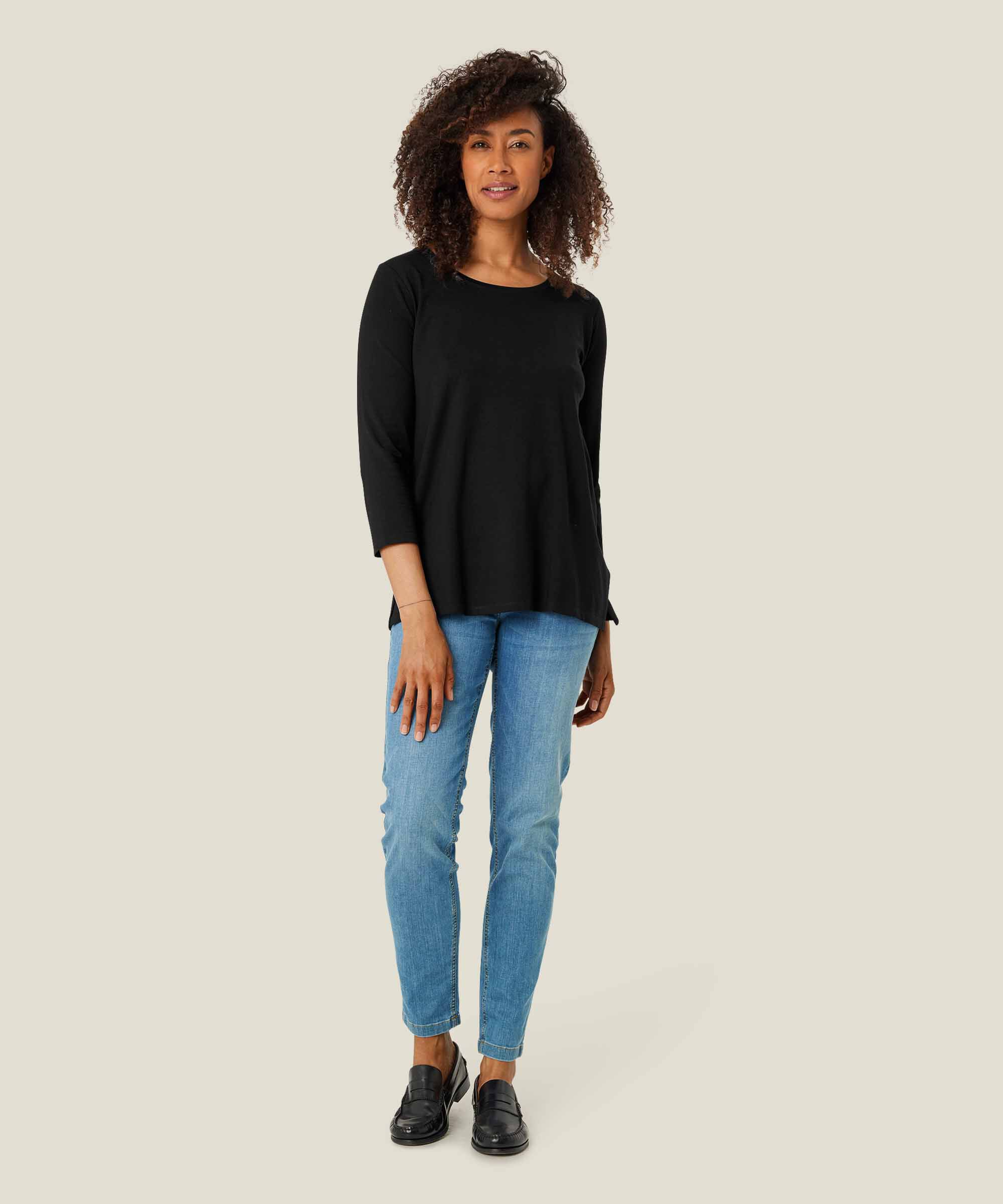 PAPIA TROUSERS, Blue Denim