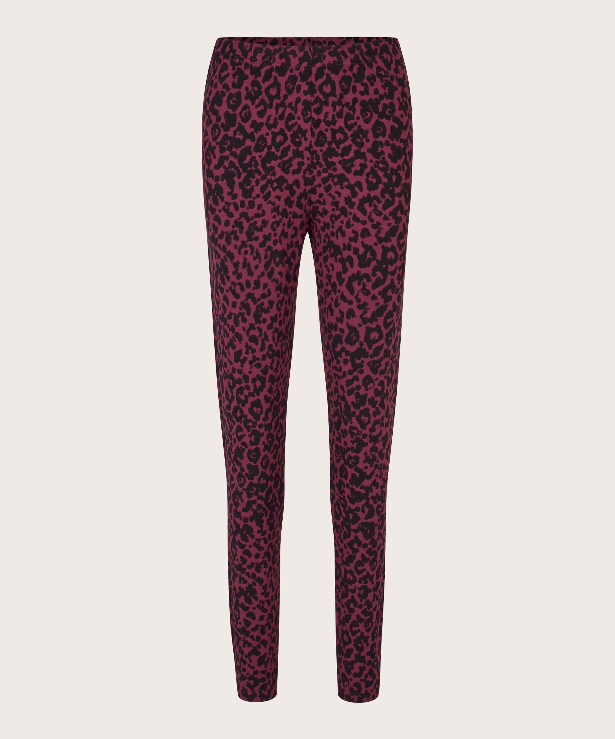 leggings en jersey à imprimé léopard, Tawny Port