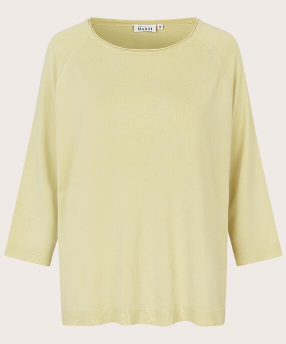 pull en maille fine à col rond et manches 3/4, Hay