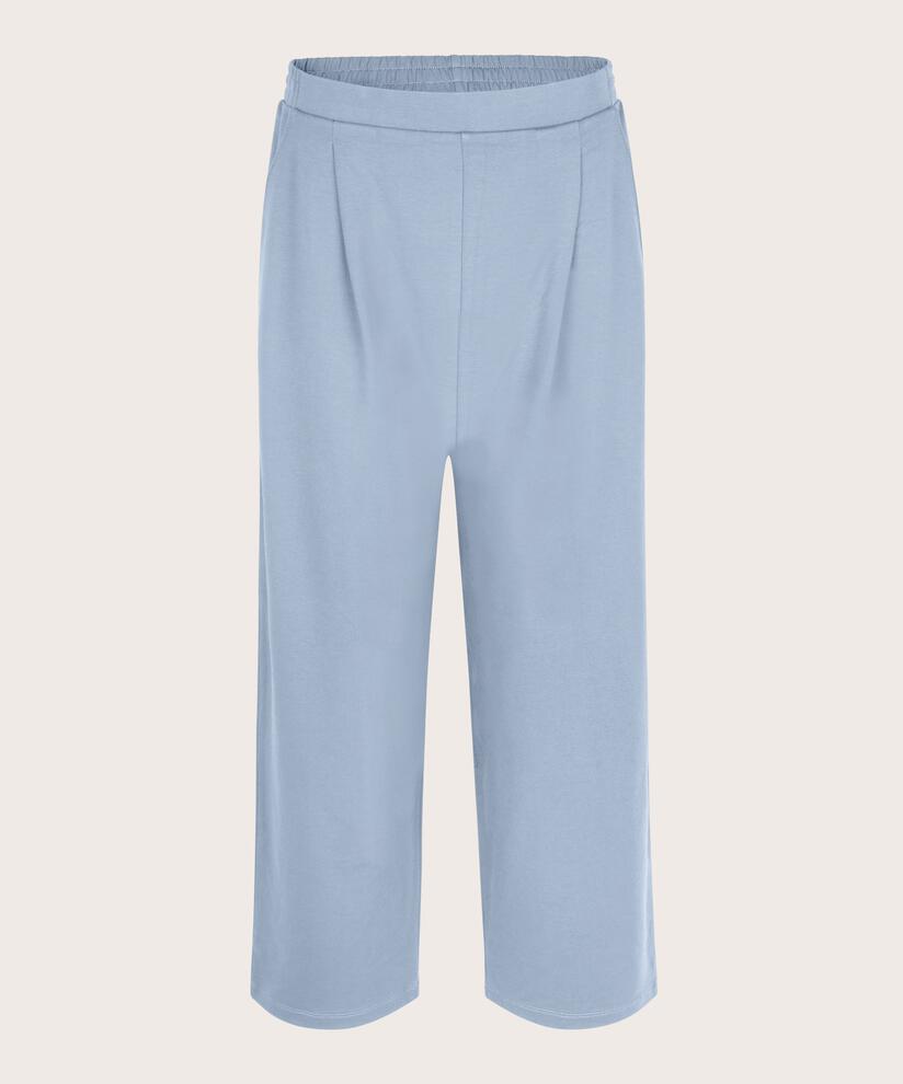 pantalon en jersey avec mollets, Blue Fog