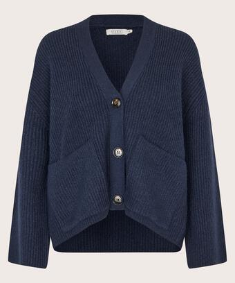 cardigan en coton mélangé, Navy Blazer