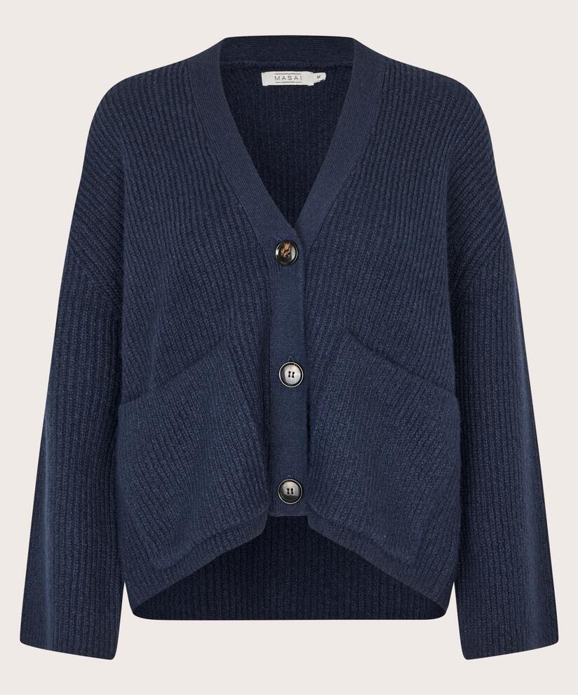 cardigan en coton mélangé, Navy Blazer