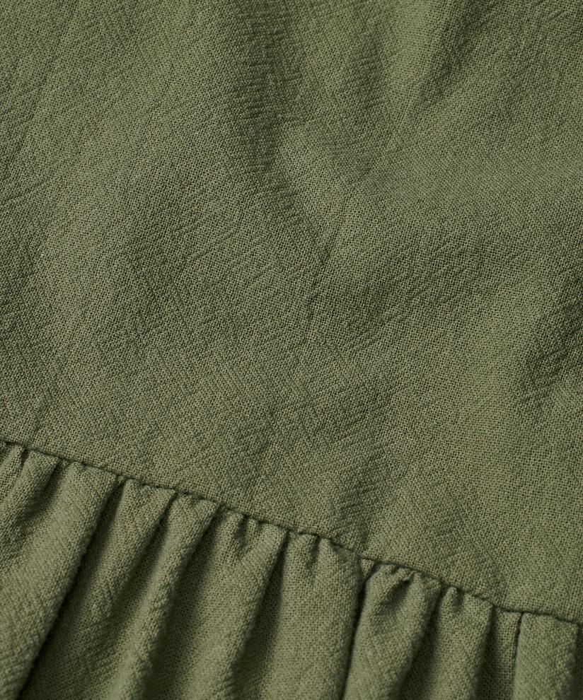 robe boutonnée en coton sans manches, Four Clover
