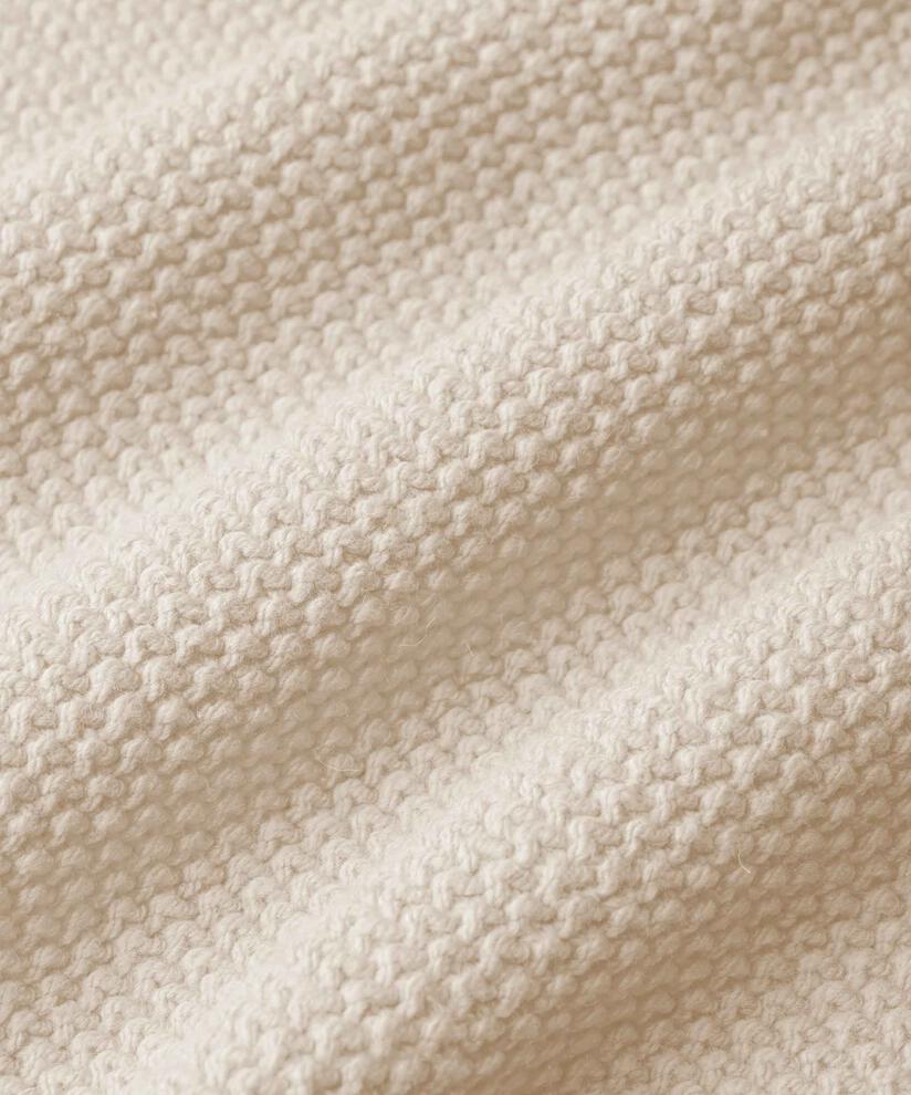 Cardigan en coton à manches 1/2, Whitecap