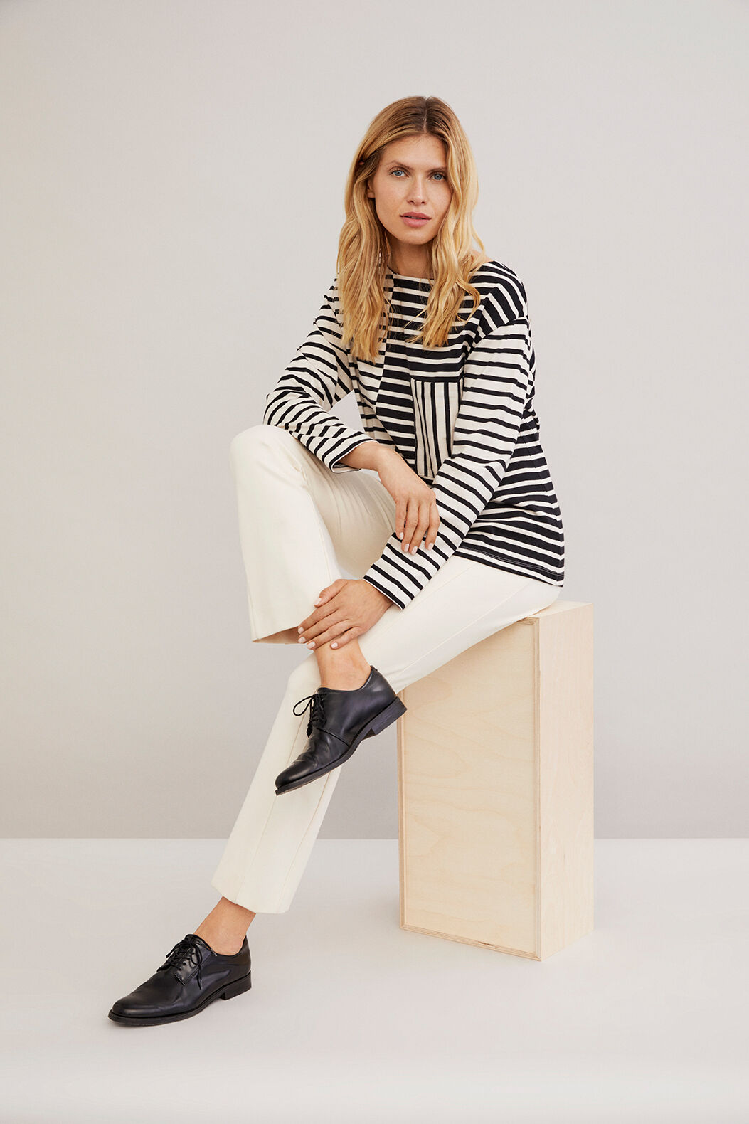 Pantalon Court En Jersey &Eacute;pais, Whitecap