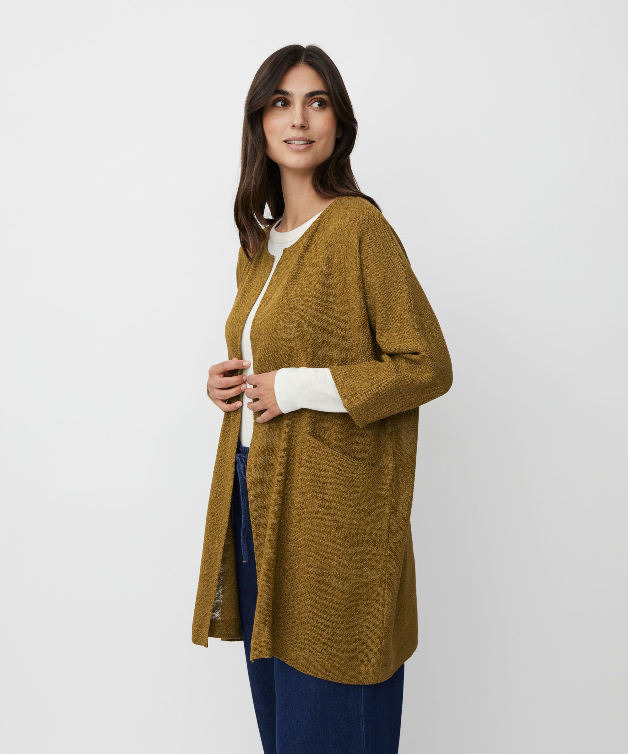 Veste Longue En Bouclé, Breen