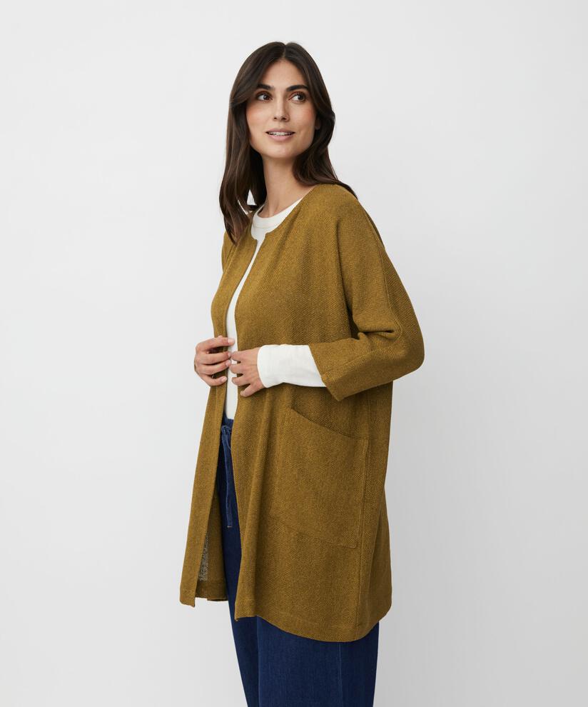 Veste Longue En Bouclé, Breen