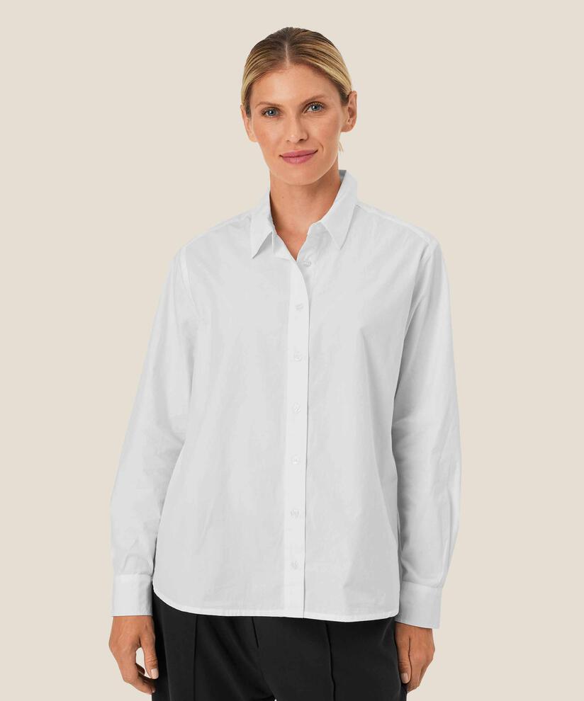 Chemise Boutonnée En Coton, White
