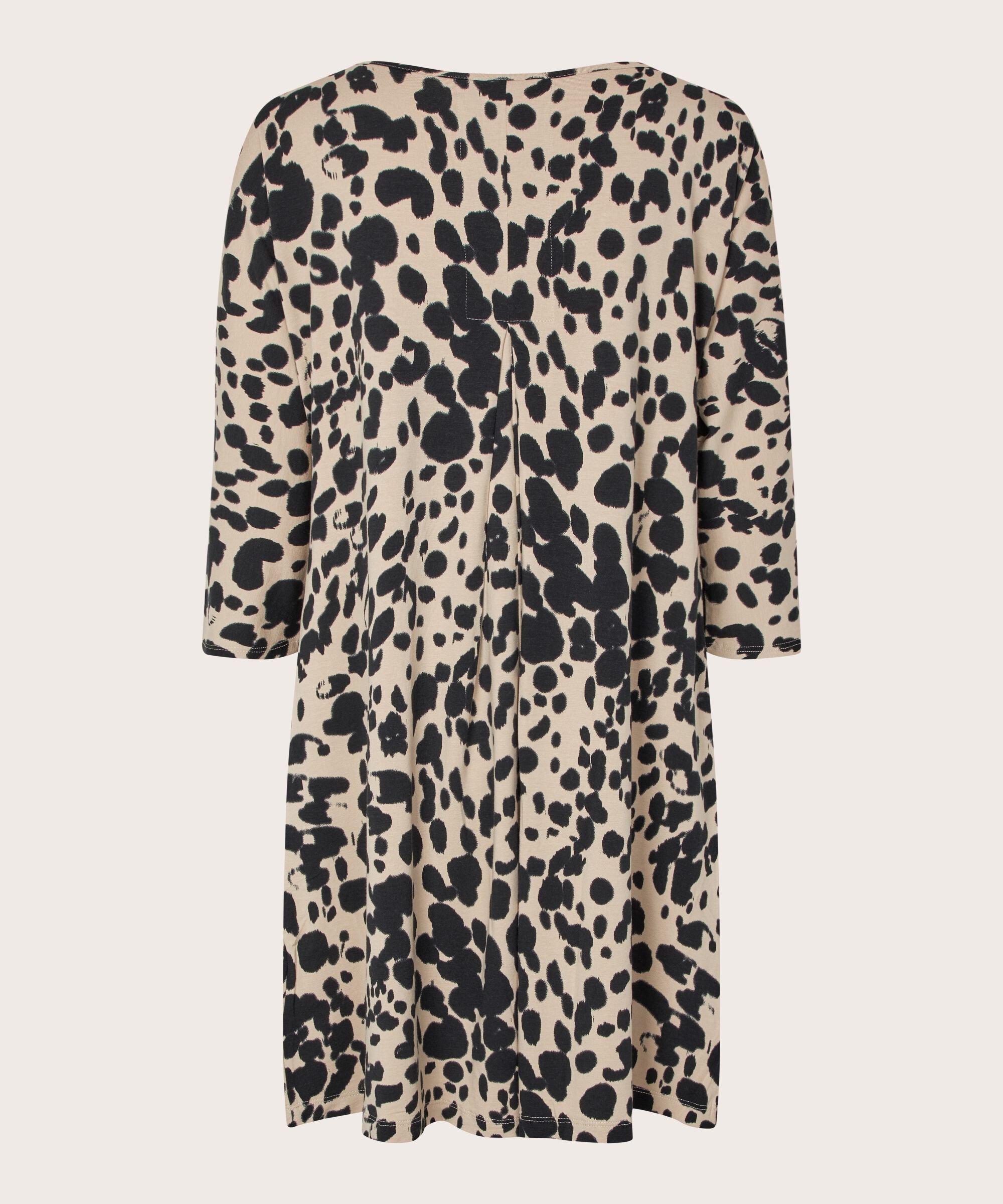 Tunique En Jersey À Manches Longues Avec Poches Fendue, Oxford Tan