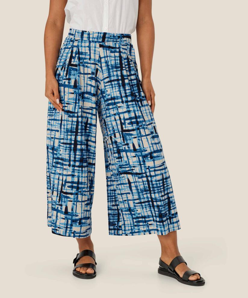 pantalon en jersey à motif avec taille élastique, Marina