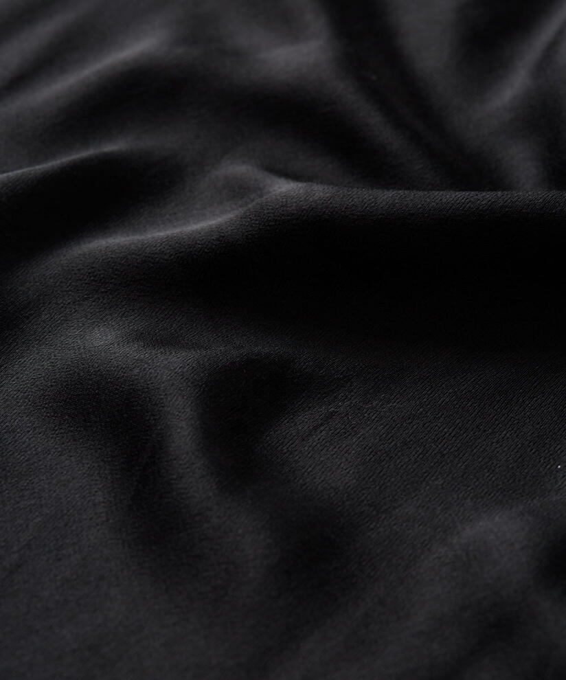 jupe en satin avec élastique étroit à la taille, Black