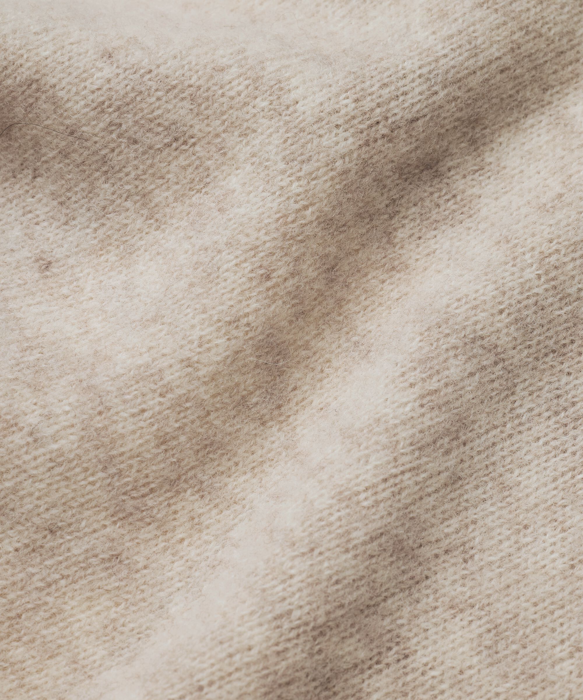 cardigan à manches courtes en laine, L beige mel