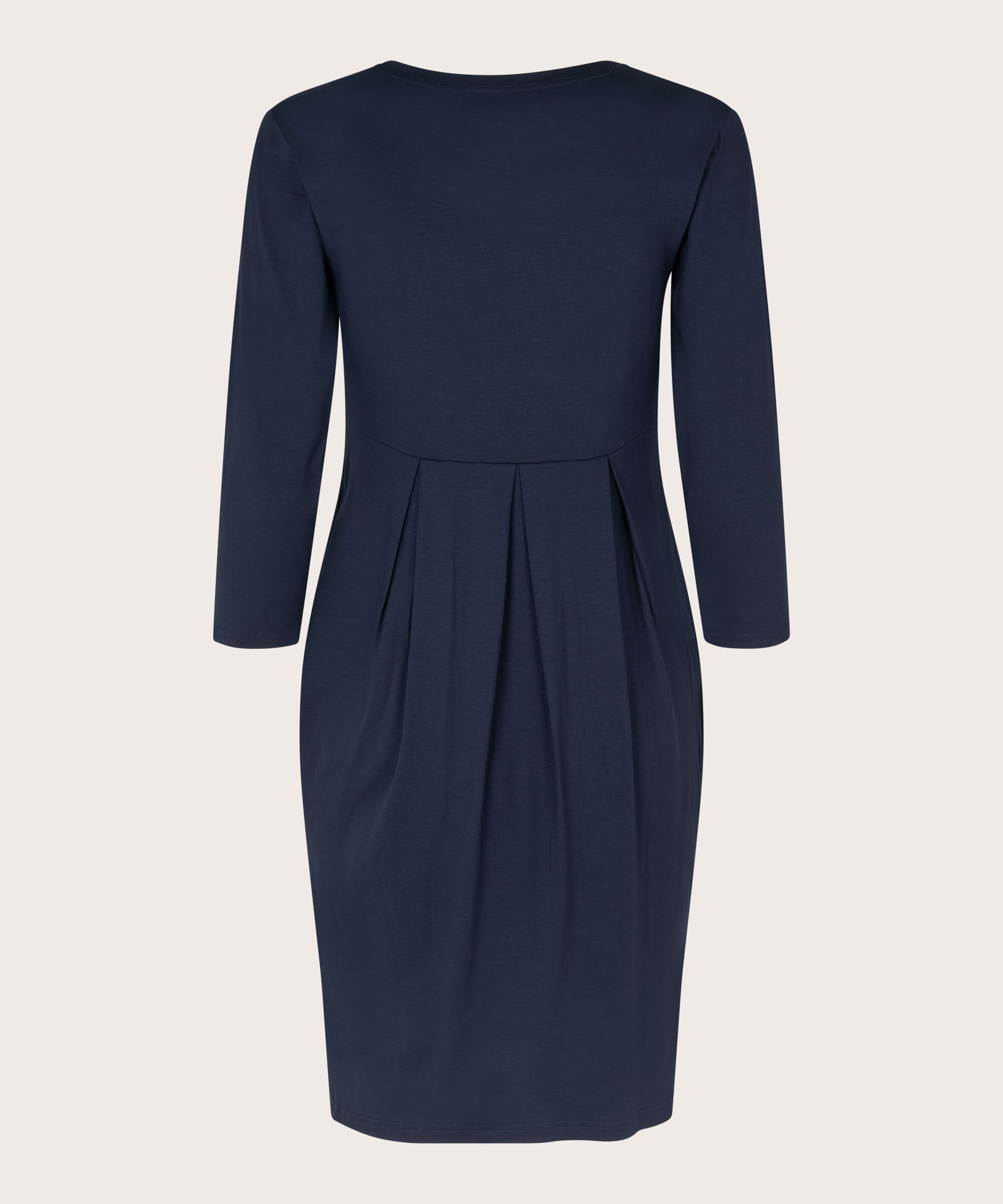 robe tulipe en jersey , Navy