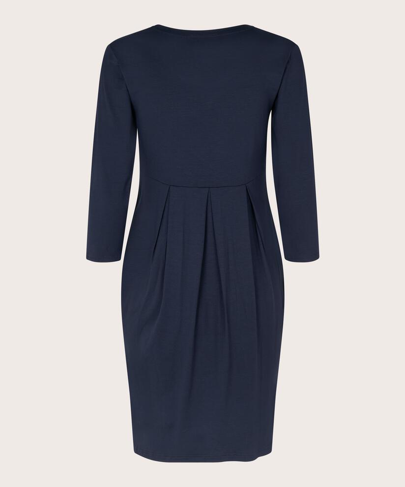 robe tulipe en jersey , Navy