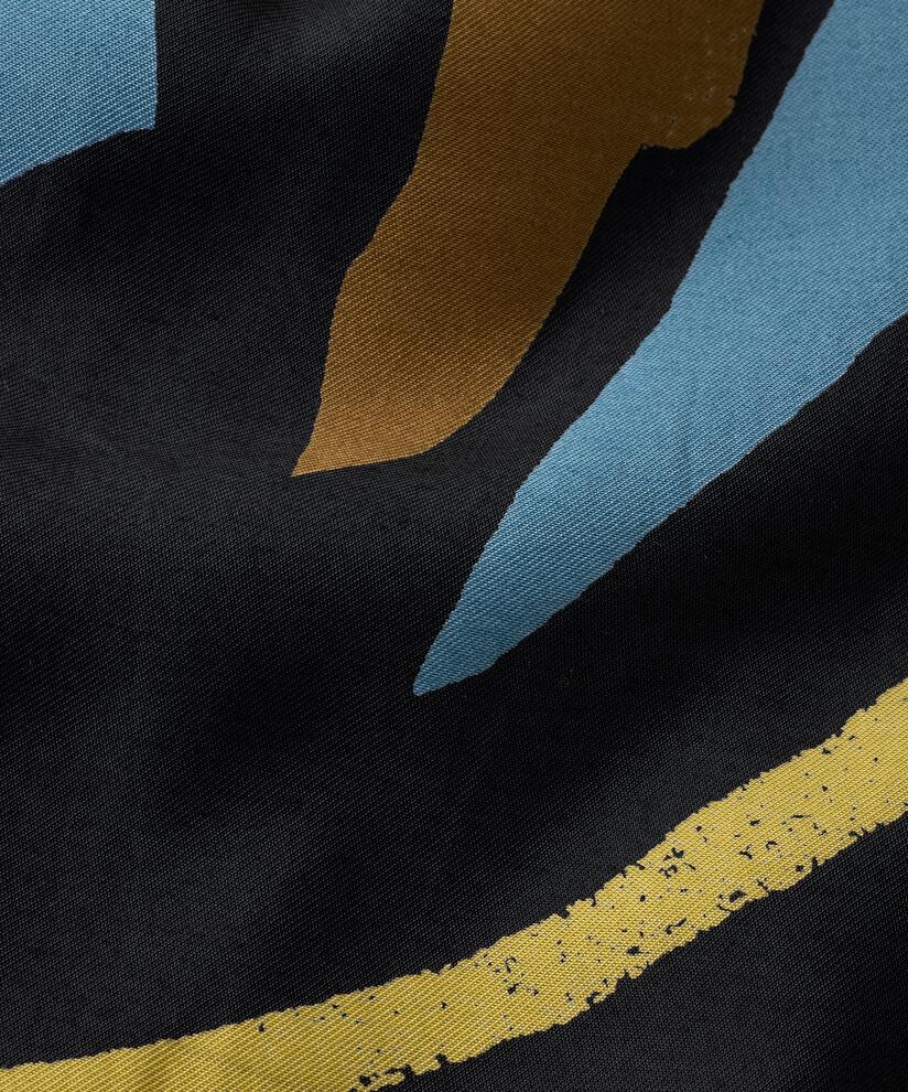 robe en viscose imprimée avec poches fendues, Proven Blue