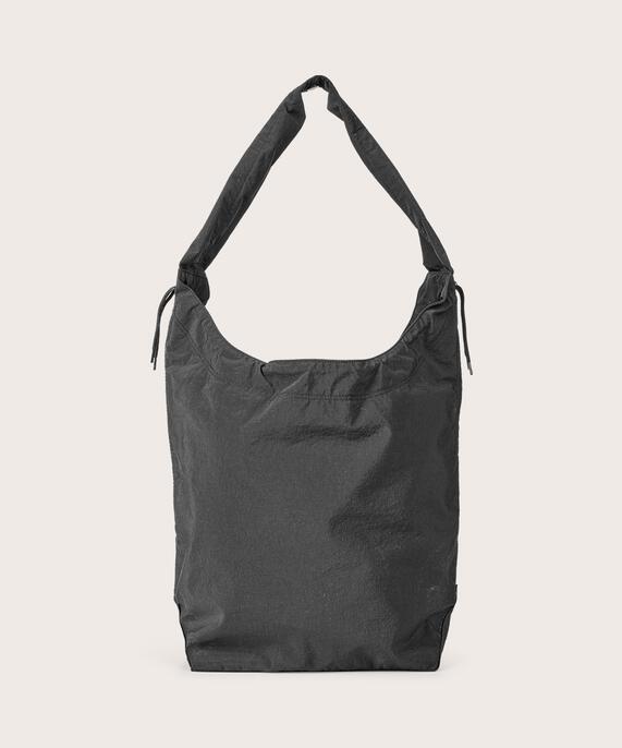 sac avec large bandoulière et fermeture zippée, Black